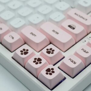 Cheese Cat XDA Sublimation PBT Keycaps 133 Keys for Mechanical Keyboard