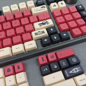Solider Keycaps MDA Profile Sublimation PBT Keycaps for Mechanical Keyboard
