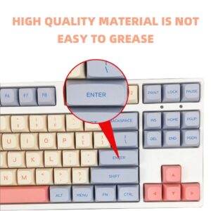 Cotton Candy XDA Profile keycaps PBT 132 Keys for Mechanical Keyboard