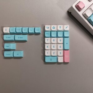 Milk Cover XDA Keycaps Dye Sub PBT Custom Keycaps for Mechanical Keyboard