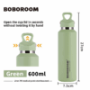 Premium 316 Steel Thermos Water Bottle  – Double-Layer Insulated - Sea Green