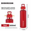 Premium 316 Steel Thermos Water Bottle  – Double-Layer Insulated - Red